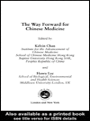 cover image of The Way Forward for Chinese Medicine